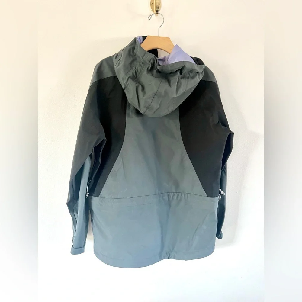 Patagonia Vintage 90s Stretch Triolet‎ Jacket Gray Nylon Waterproof Size Small